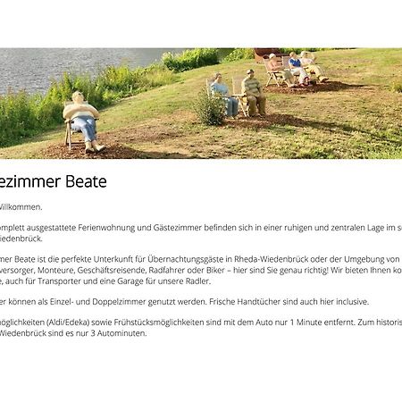 Gaestezimmer Beate Und Ferienwohnung Rheda Wiedenbrueck エクステリア 写真
